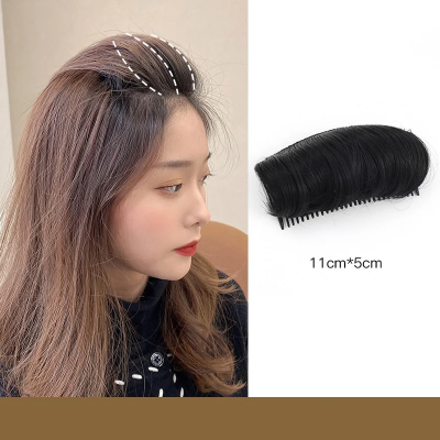 Picture of Wig piece for women, fluffy hair root, simulated hair pad, invisible hair top heightening and curling tool, hair pad artifact - Brown