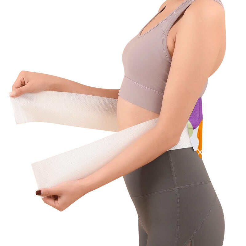 Picture of Pain Relief Self-Heating Waist Hot Patch - White