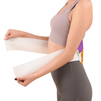 Picture of Pain Relief Self-Heating Waist Hot Patch - White