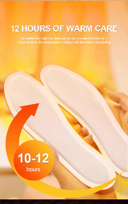 Picture of Pain Relief Self-Heating Insoles - Gold