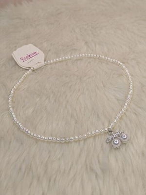 Picture of Elegant Pearl Pendant Necklace for Women - Multicolor