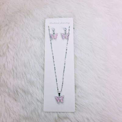 Picture of Butterfly Jewelry Set &ndash; Highlight Description - Multicolor