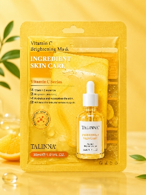 Picture of TALINNA Ingredient Skin Care  Vitamin C, Niacinamide, Collagen & Polypeptide Serum Sheet Mask