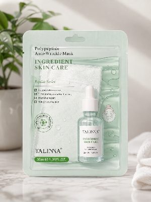 Picture of TALINNA Polypeptide Anti-Wrinkle Face Mask 30ml × 10Pcs | Peptide Moisturizing & Hydrating Sheet Mask