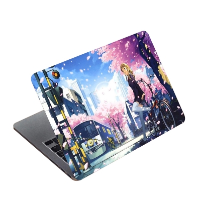 Picture of Beautiful Animie Girl Premium Laptop Sticker AR-5419 - Multicolor