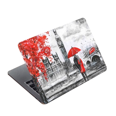 Picture of Couple Art Premium Laptop Sticker AR-5342 - Multicolor