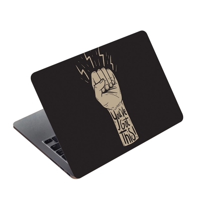 Picture of Hand Print Poster Premium Laptop Sticker AR-5652 - Multicolor