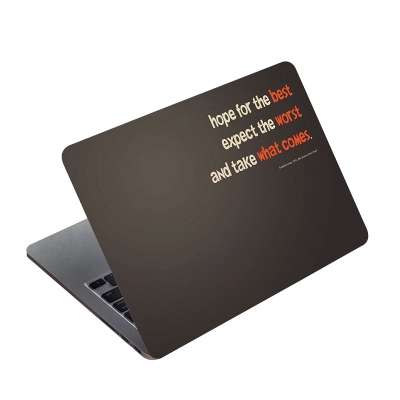 Picture of Hope For The Best Paint Premium Laptop Sticker AR-5622 - Multicolor