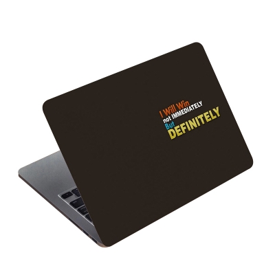 Picture of I Will In Oil Poster Premium Laptop Sticker AR-5627 - Multicolor