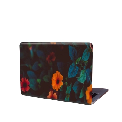 Picture of Flower tree Design Removeable Laptop Sticker for Back Side Laptop skin for any kind of Laptop - Multicolor