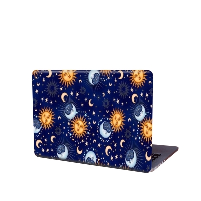 Picture of Sun Effect design Removeable Laptop Sticker for Back Side Laptop skin for any kind of Laptop - Multicolor