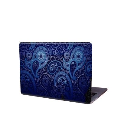 Picture of beautiful Design Blue Removeable Laptop Sticker for Back Side Laptop skin for any kind of Laptop - Multicolor