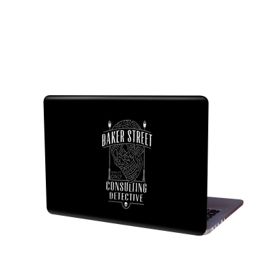 Picture of Baker Street Removeable Laptop Sticker for Back Side skin for any kind of Laptop  ART-5456 - Multicolor