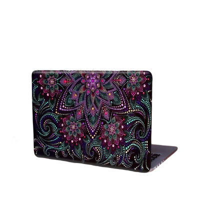 Picture of Premium Vector Design Removeable Laptop Sticker for Back Side Laptop skin for any kind of Laptop - Multicolor