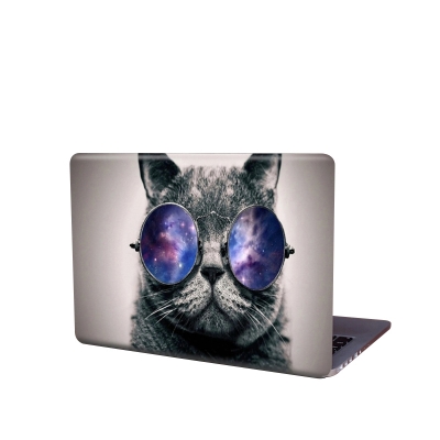 Picture of A cat With SunGlass Removeable Laptop Sticker for Back Side skin for any kind of Laptop  ART-5434 - Multicolor