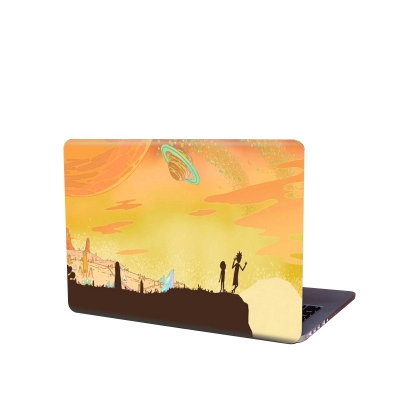 Picture of Round Circle Removeable Laptop Sticker for Back Side skin for any kind of Laptop  ART-5447 - Multicolor