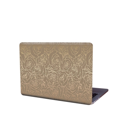 Picture of Elegance Rose Design Removeable Laptop Sticker for Back Side Laptop skin for any kind of Laptop - Multicolor