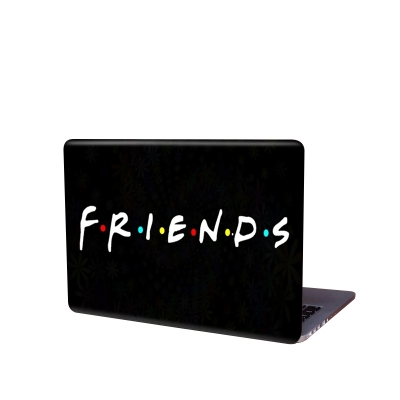 Picture of Friends Meaning Removeable Laptop Sticker for Back Side skin for any kind of Laptop  ART-5482 - Multicolor