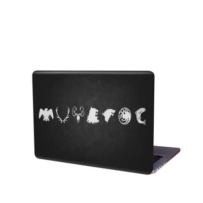 Picture of English Art Animal Design Removeable Laptop Sticker for Back Side skin for any kind of Laptop  ART-5478 - Multicolor