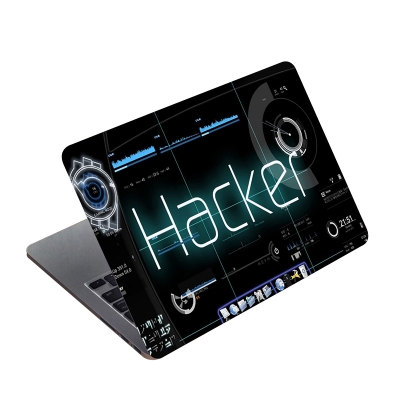 Picture of hacker Poster Premium Laptop Sticker AR-5305 - Multicolor