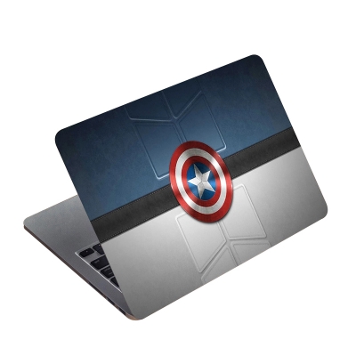 Picture of Captain America Sheild Premium Laptop Sticker AR-5307 - Multicolor