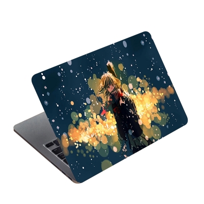Picture of Beautyful Animie Girl Premium Laptop Sticker AR-5007 - Multicolor