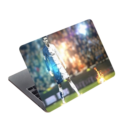 Picture of Ronaldo on Fire Premium Laptop Sticker AR-5035 - Multicolor