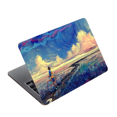 Picture of Sunset Art Effect Premium Laptop Sticker AR-5433 - Multicolor