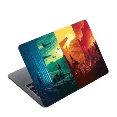 Picture of Creative Manipulation Premium Laptop Sticker AR-5525 - Multicolor
