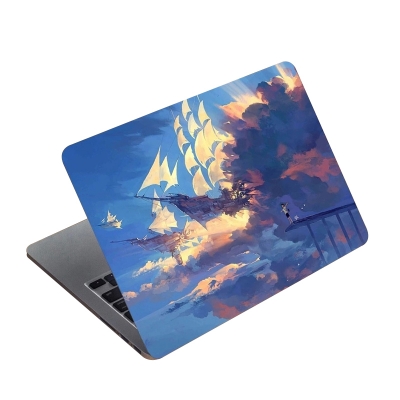 Picture of Sky and Ship Manipulation Premium Laptop Sticker AR-5005 - Multicolor