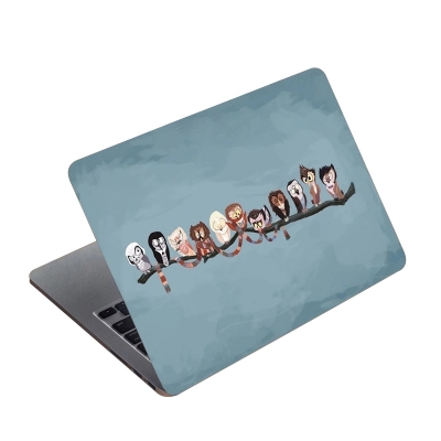 Picture of Birds Painting Premium Laptop Sticker AR-5051 - Multicolor
