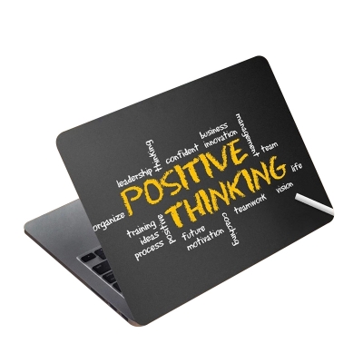 Picture of Positive Thinking Premium Laptop Sticker AR-5344 - Multicolor