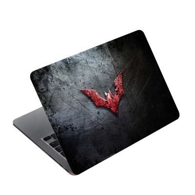 Picture of Batman Poster Silver Background Premium Laptop Sticker AR-5316 - Multicolor