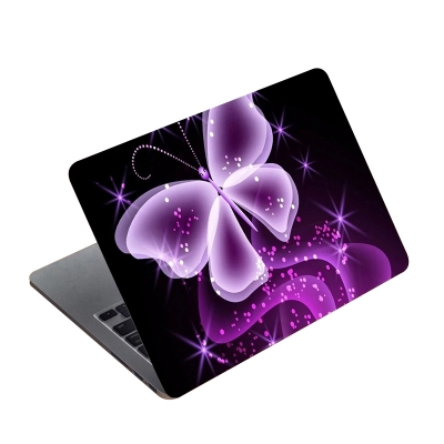 Picture of Purple Butterfly Effect Premium Laptop Sticker AR-5328 - Multicolor