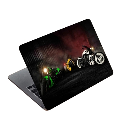 Picture of Racing Bike Poster Premium Laptop Sticker AR-5138 - Multicolor