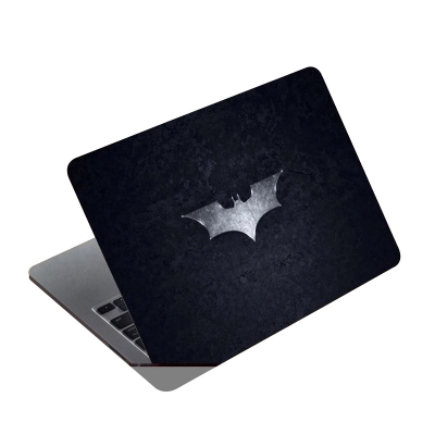 Picture of Batman Logo Black Background Premium Laptop Sticker AR-5565 - Multicolor