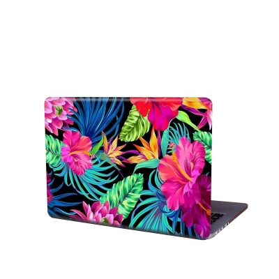 Picture of Premium Flowe Illustrator Design Removeable Laptop Sticker for Back Side Laptop skin for any kind of Laptop - Multicolor