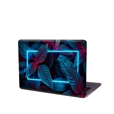 Picture of Modern Light Effect Leaf Removeable Laptop Sticker for Back Side Laptop skin for any kind of Laptop - Multicolor