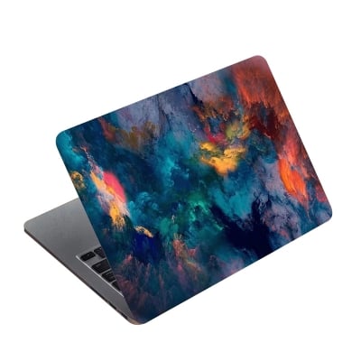Picture of Cloudy Sky Painting Poster Premium Laptop Sticker AR-5887 - Multicolor