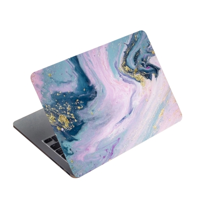 Picture of Water Fall Paint From Hill Premium Laptop Sticker AR-5862 - Multicolor