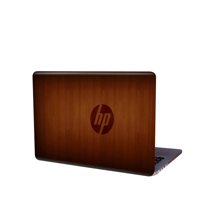 Picture of HP Brown Removeable Laptop Sticker for Back Side skin for any kind of Laptop  ART-5544 - Multicolor