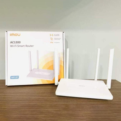 Picture of IMOU HR12F AC1200 Dual Band Wi-Fi Router | 1200Mbps | Dual Band 2.4GHz & 5GHz | IPTV Support | Imou Wi-Fi Auto Sync White