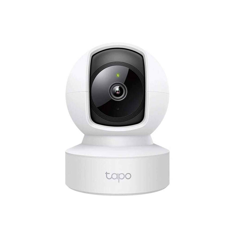 Picture of Pan/Tilt Home Security Wi-Fi Camera Tapo C212 High-Definition Video: Records every image in crystal-clear view Pan and Tilt: 360º horizontal and 114º vertical range Advanced Night Vision: Provides a visual distance of up to 30 ft Motion Detection White
