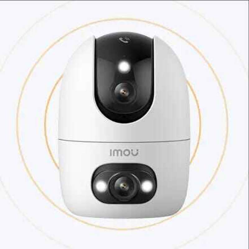 Picture of IMOU Ranger 2 Dual (3+3MP) Wi-Fi 6 Dual Lens Smart Security Camera | Dual Band | AI Human & Pet Detection | Video Calling | Full Color Night Vision White