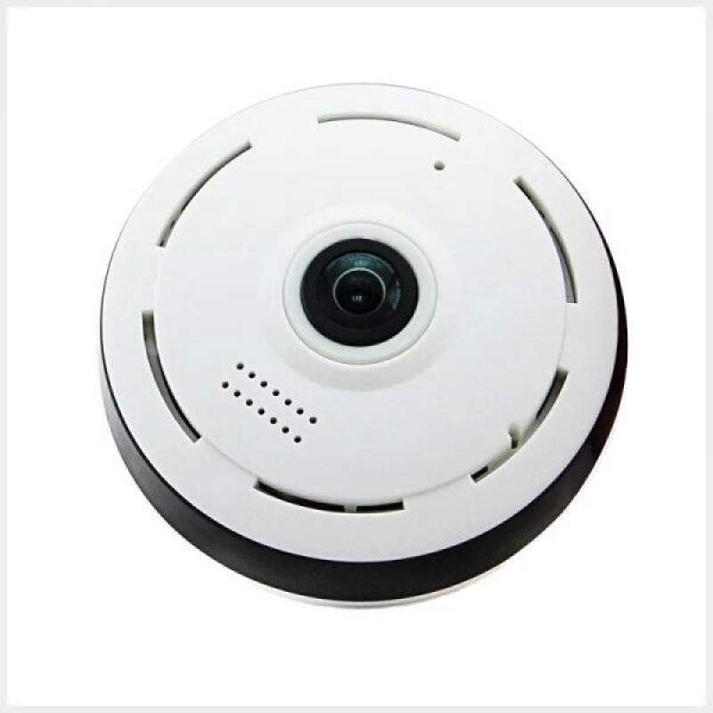 Picture of 3MP Panoramic WiFi IP Camera 360° Fisheye CCTV | Two-Way Audio | Night Vision | Motion Alarm | V380 App | White