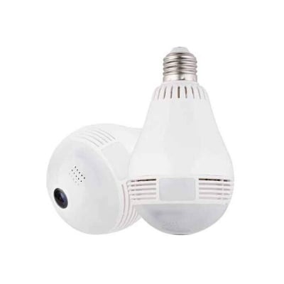 Picture of V380 Pro Panoramic 360° Fisheye WiFi IP Camera | 2MP HD | Two-Way Audio | Night Vision | Remote Monitoring | Indoor Security CCTV Camera White