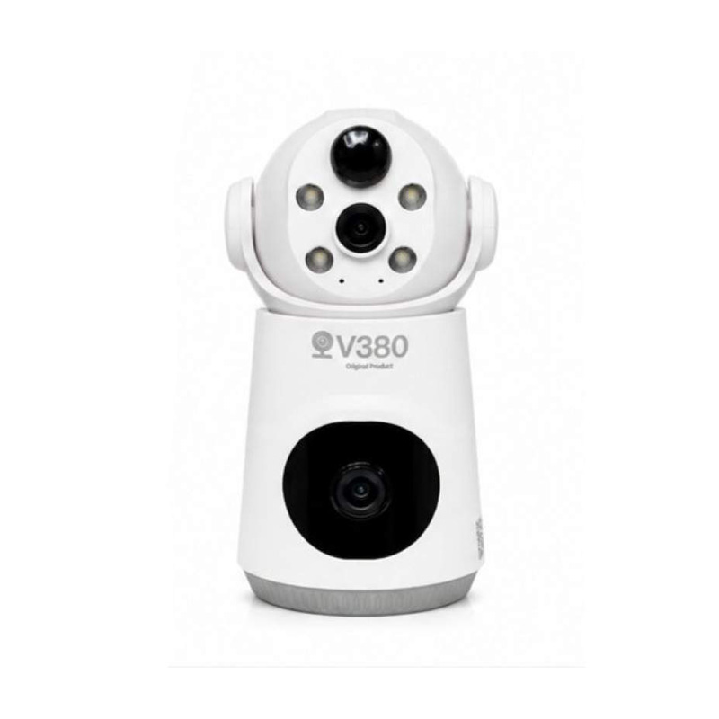 Picture of V380 Pro 4MP Dual Lens WiFi & 4G Battery Camera | Two-Way Audio | Indoor CCTV 