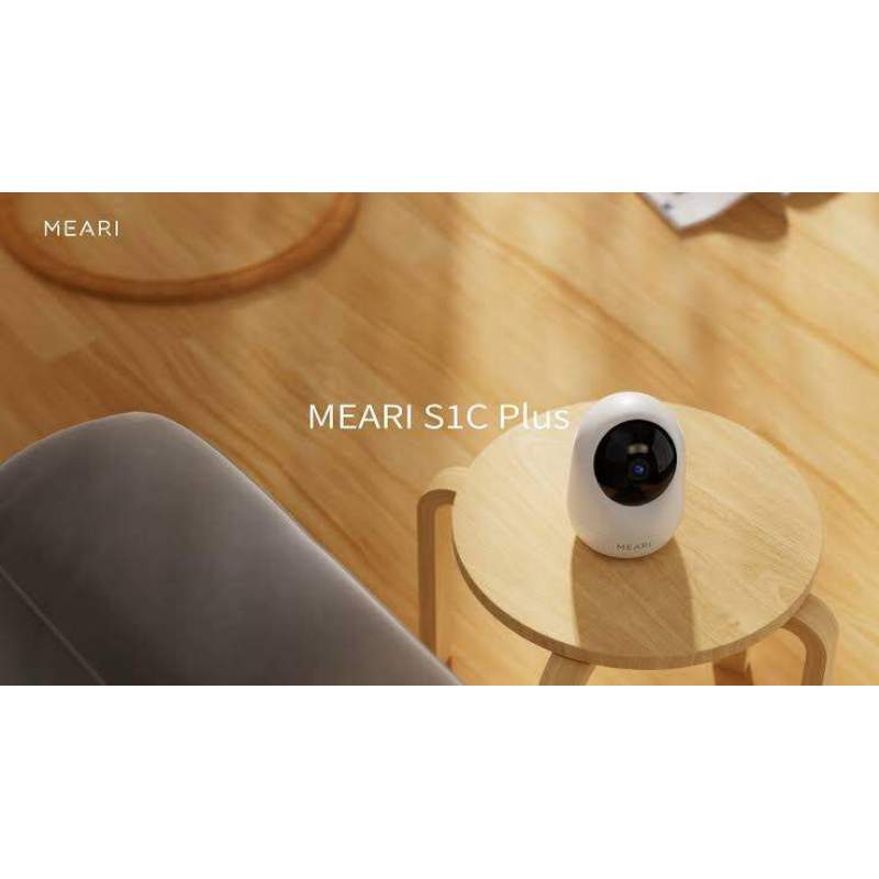 Picture of Meari S1 Plus 3MP Indoor Pan Tilt WiFi Camera | AI Human & Pet Detection | 350° Pan | Dual Band WiFi | 10 Years FREE Cloud Storage | Two-Way Audio White