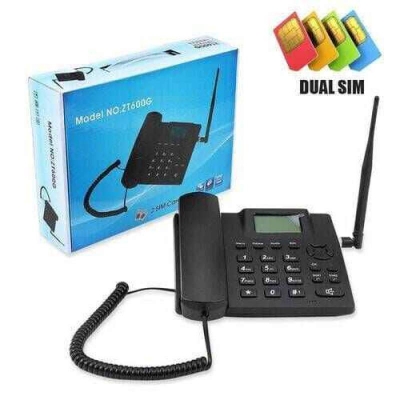Picture of Panasonic ZT600G Dual SIM Land Line Home Telephone Black
