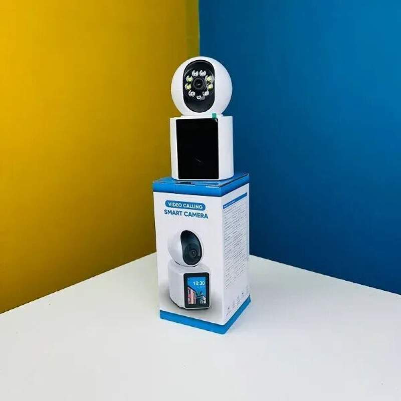 Picture of Q25 Display Doll 3MP WiFi Smart IP Camera with Video Calling Display | 360° PTZ | Two-Way Audio | Motion Detection | Night Vision | V380 App White